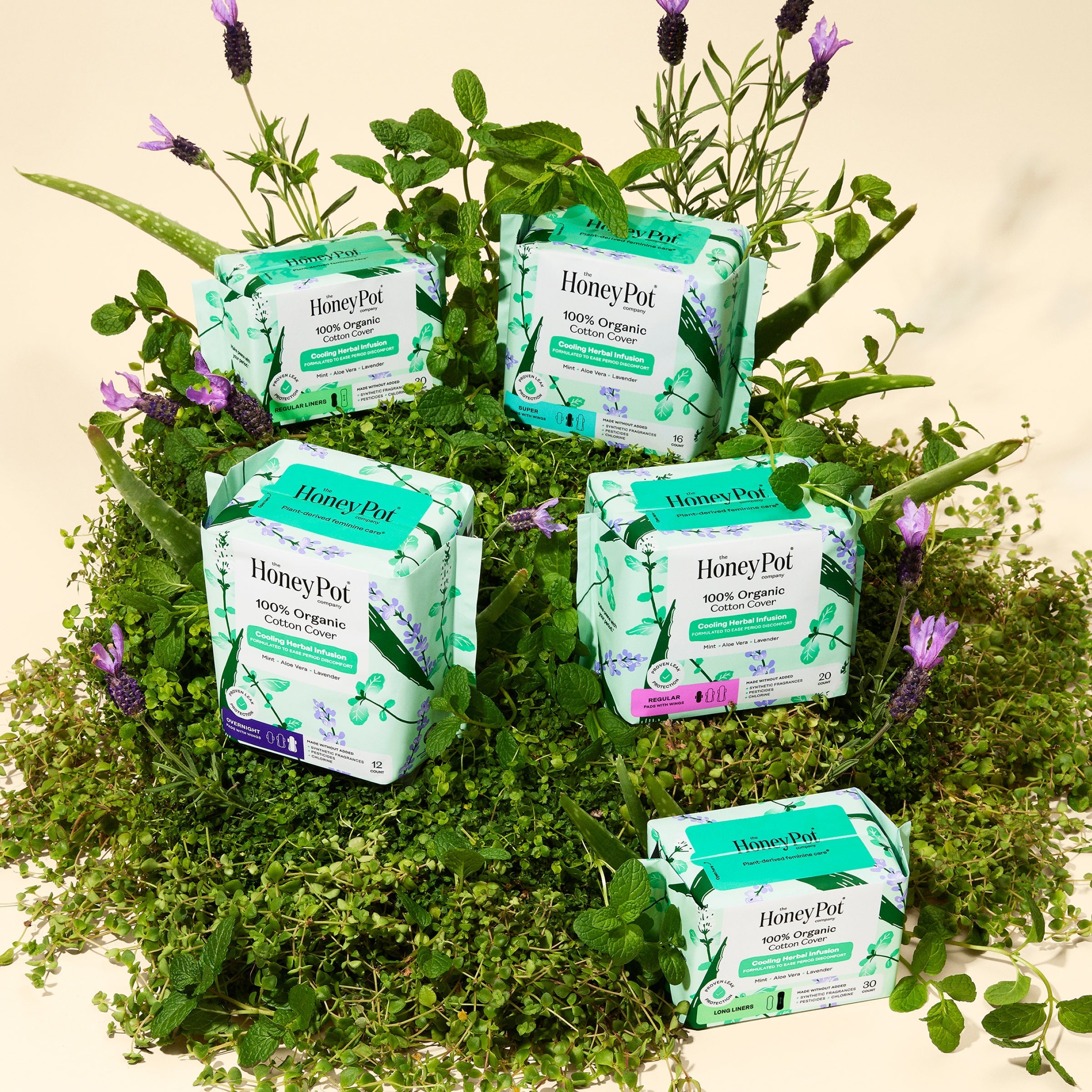 Organic Cotton Cooling Herbal Infusion Long Liners